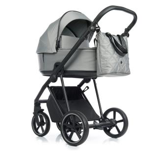 IVI 3in1 babakocsi + Kite Graphite Black hordozó Cloud Grey