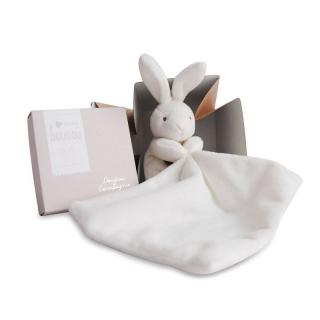 LAPIN BOITE FLEUR nyuszi szundikendővel - natúr natur