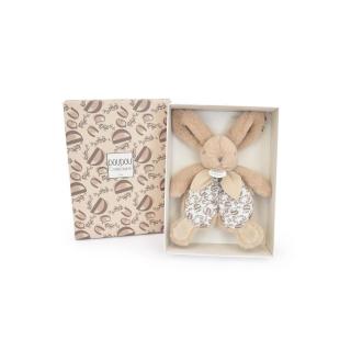 LAPIN DOUDOU Nyuszi - lapos plüss - 18 cm beige