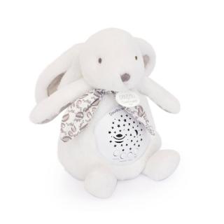 LAPIN DOUDOU zenélő projektor - 19 cm white