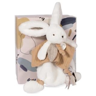 LAPIN HAPPY WILD Nyuszi szundikendő - 25 cm bézs
