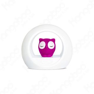 LOU bagoly éjjeli fény pink