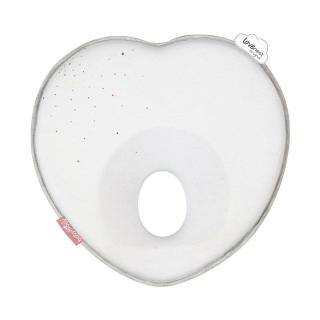 Lovenest Original laposfej megelőző babapárna - BIO pamut fehér