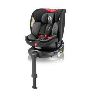 Navy I-Size 360°-ban forgatható ISOFIX autósülés (40-150 cm) - Black Red Black Red