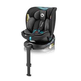 Navy I-Size 360°-ban forgatható ISOFIX autósülés (40-150 cm) - Black Turquoise Black Turquoise