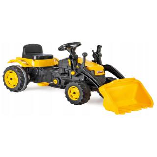 Pedálos traktor rakodóval XXL sárga