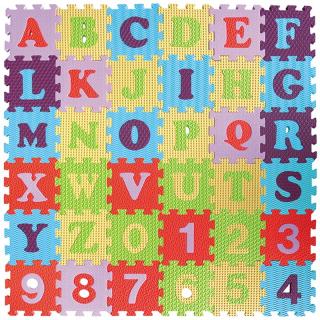 Puzzleszőnyeg 36db-os - Betűk,számok