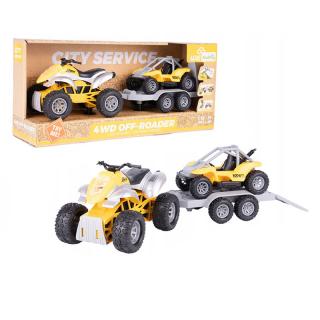 Quad utánfutóval és homokjáróval 1:16