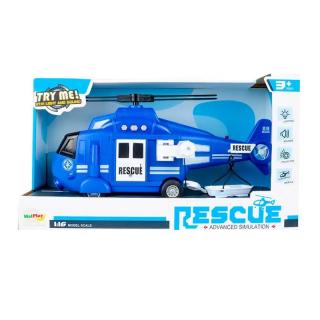 Rendőrségi helikopter projektorral 1:16