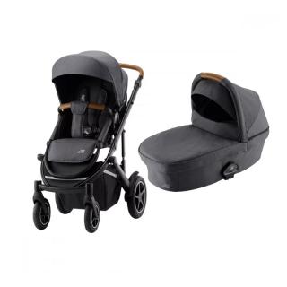 Smile III 3in1 babakocsi Baby-Safe 3 i-Size hordozóval - Midnight Grey Midnight Grey