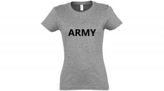 Army, női póló - szürke színben