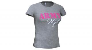 Army wife női póló - szürke színben
