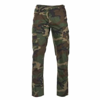 Mil-Tec BDU Nadrág Slim Fit - karcsúsított fazon,  woodland terep