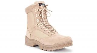 Mil-Tec cipzáros taktikai bakancs - khaki 39-es méret