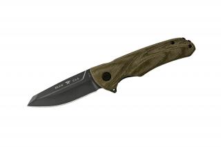 Buck Sprint Ops Pro Green Canvas Micarta S30V 0843Grs Zsebkés