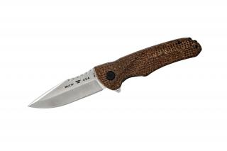 Buck Sprint Pro Brown Burlap Micarta S30V 0841Brs1 Zsebkés