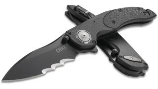 CRKT Linchpin Black Serrated Zsebkés