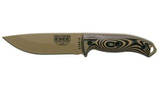 ESEE 5 Dark Earth Penge Coyote-Fekete G10 Outdoor Kés