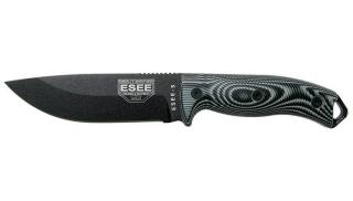 ESEE 5 Fekete Penge Szürke-Fekete G10 Outdoor Kés