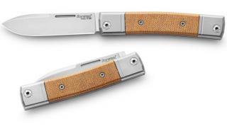 LionSteel BestMan I Drop Micarta Natural Zsebkés