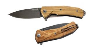 LionSteel KUR Olive Wood SW Zsebkés