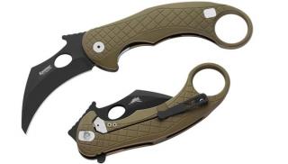 LionSteel L.E. One Green Chemical Black Karambit Zsebkés