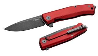 LionSteel Myto Aluminium Red Black Zsebkés