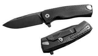 LionSteel ROK Aluminium Black Black Zsebkés