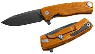 LionSteel ROK Aluminium Orange Black Zsebkés