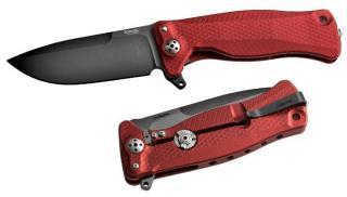 LionSteel SR-11 Aluminium Red Black Zsebkés