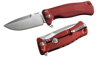 LionSteel SR-11 Aluminium Red Satin Zsebkés