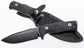 LionSteel T5 Micarta Black Stonewash Taktikai Kés