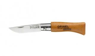 Opinel Tradition No.02 Carbon Bükkfa zsebkés