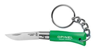 Opinel Tradition No.02 Inox Bükkfa Green kulcstartó zsebkés