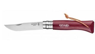 Opinel Tradition No.08 Inox Burgundy Zsebkés