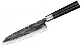 Samura Super 5 Santoku szakácskés 18 cm-es Damaszk