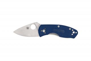 Spyderco AMBITIOUS FRN BLUE S35VN PLAIN C148PBL EDC Zsebkés