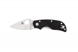 Spyderco CAT G-10 BLACK PLAIN C129GP EDC Zsebkés