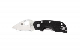 Spyderco CHICAGO G-10 BLACK PLAIN C130GP EDC Zsebkés