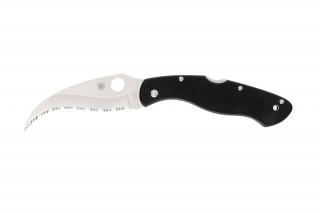 Spyderco CIVILIAN G-10 BLACK SERRATED C12GS EDC Zsebkés