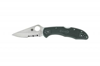 Spyderco DELICA 4 FRN FOLIAGE GREEN COMBO C11PSFG EDC Zsebkés