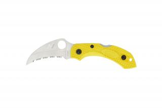 Spyderco DRAGONFLY 2 SALT HAWKBILL SERRATED C28SYL2HB EDC Zsebkés