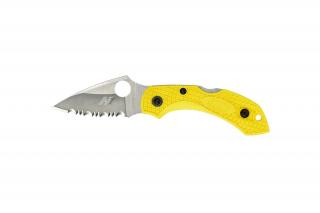 Spyderco DRAGONFLY 2 SALT SERRATED C28SYL2 EDC Zsebkés