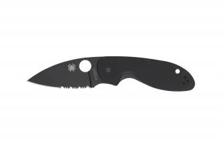 Spyderco EFFICIENT G-10 BLACK BLADE COMBO C216GPSBBK EDC Zsebkés