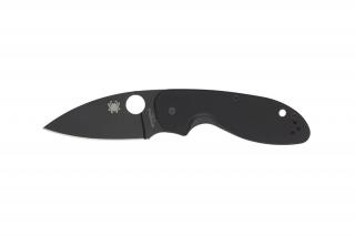Spyderco EFFICIENT G-10 BLACK BLADE PLAIN C216GPBBK EDC Zsebkés