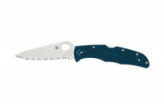 Spyderco ENDURA 4 FRN BLUE K390 SERRATED C10FSK390 EDC Zsebkés