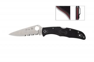 Spyderco ENDURA 4 THIN RED LINE COMBO C10FPSBKRD EDC Zsebkés