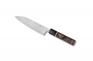 Spyderco ITAMAE FUNAYUKI 6.29" CM.16 BURL G-10 K16GPBNBK Szakácskés