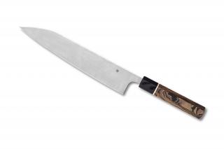 Spyderco ITAMAE GYUTO 10.06" CM.25,6 BURL G-10 K19GPBNBK Szakácskés