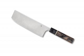 Spyderco ITAMAE NAKIRI 7.28" CM.18,5 BURL G-10 K17GPBNBK Szakácskés